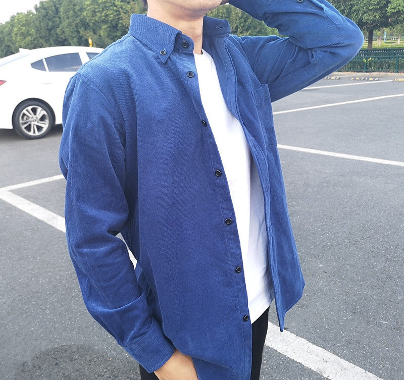 Corduroy Button-Down Shirt