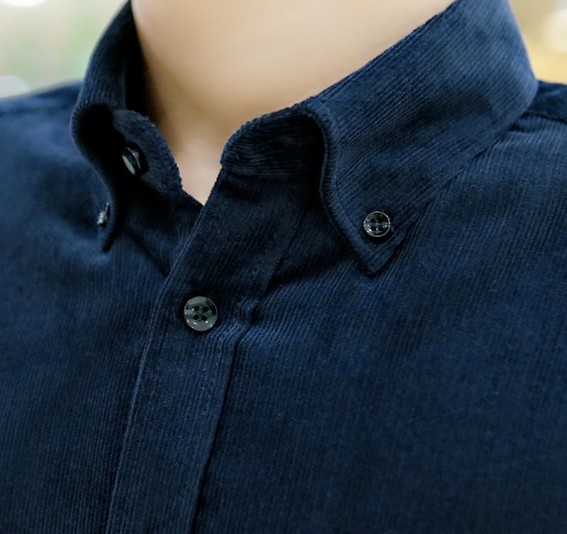 Corduroy Button-Down Shirt