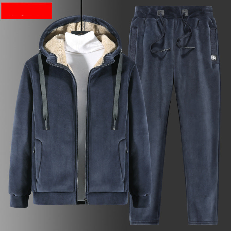 Winter Fleece Lined Sportswear Set