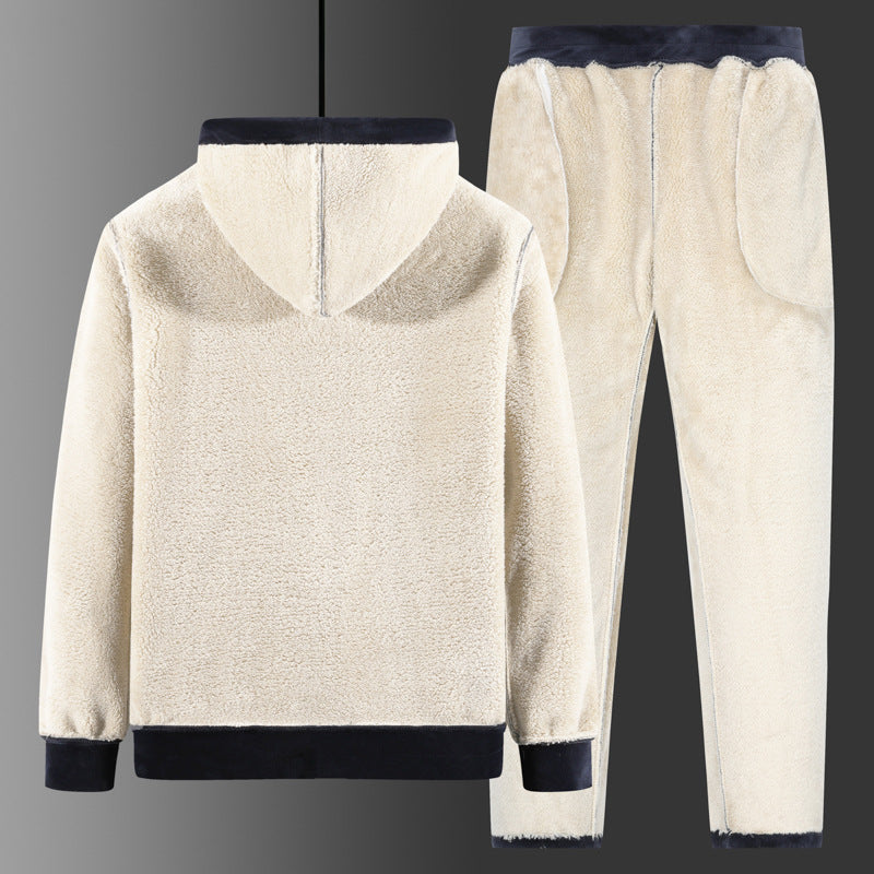 Winter Fleece Lined Sportswear Set