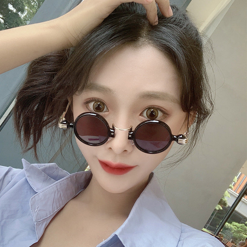 Retro Steampunk Round Sunglasses