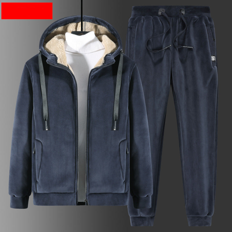Winter Fleece Lined Sportswear Set