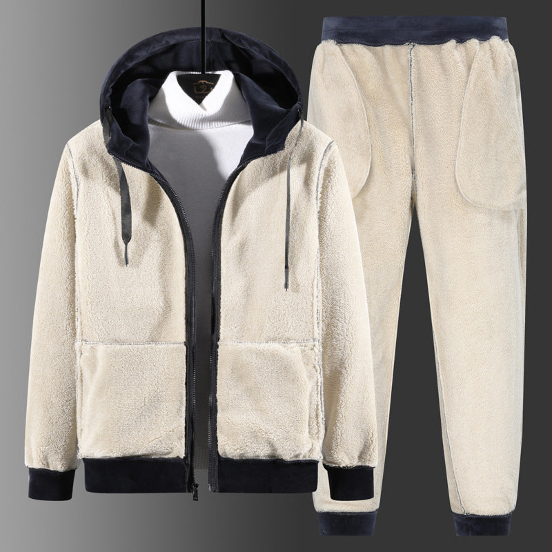Winter Fleece Lined Sportswear Set