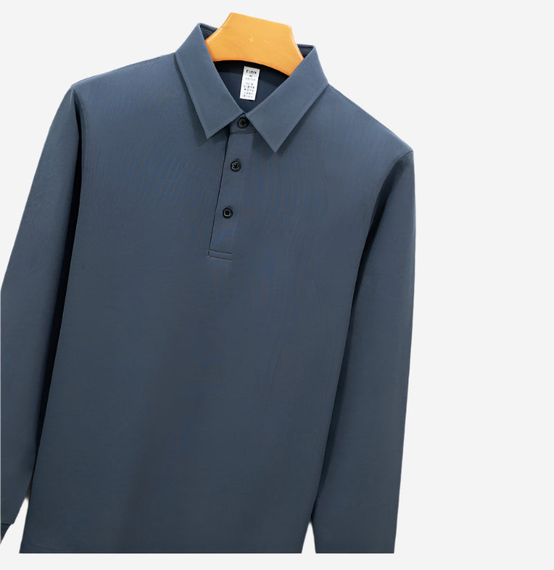 Premium Solona Cotton Long-Sleeve Polo