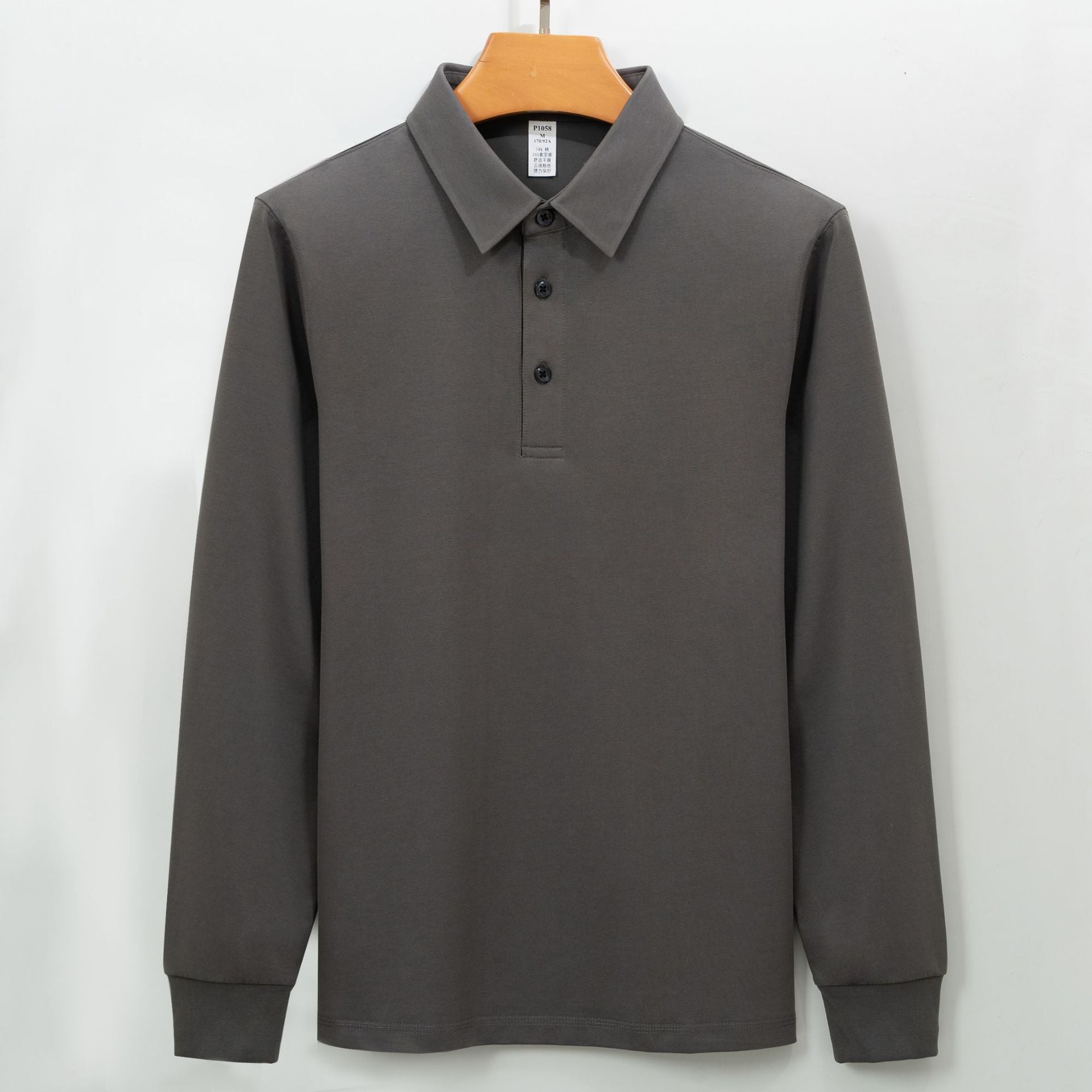 Premium Solona Cotton Long-Sleeve Polo