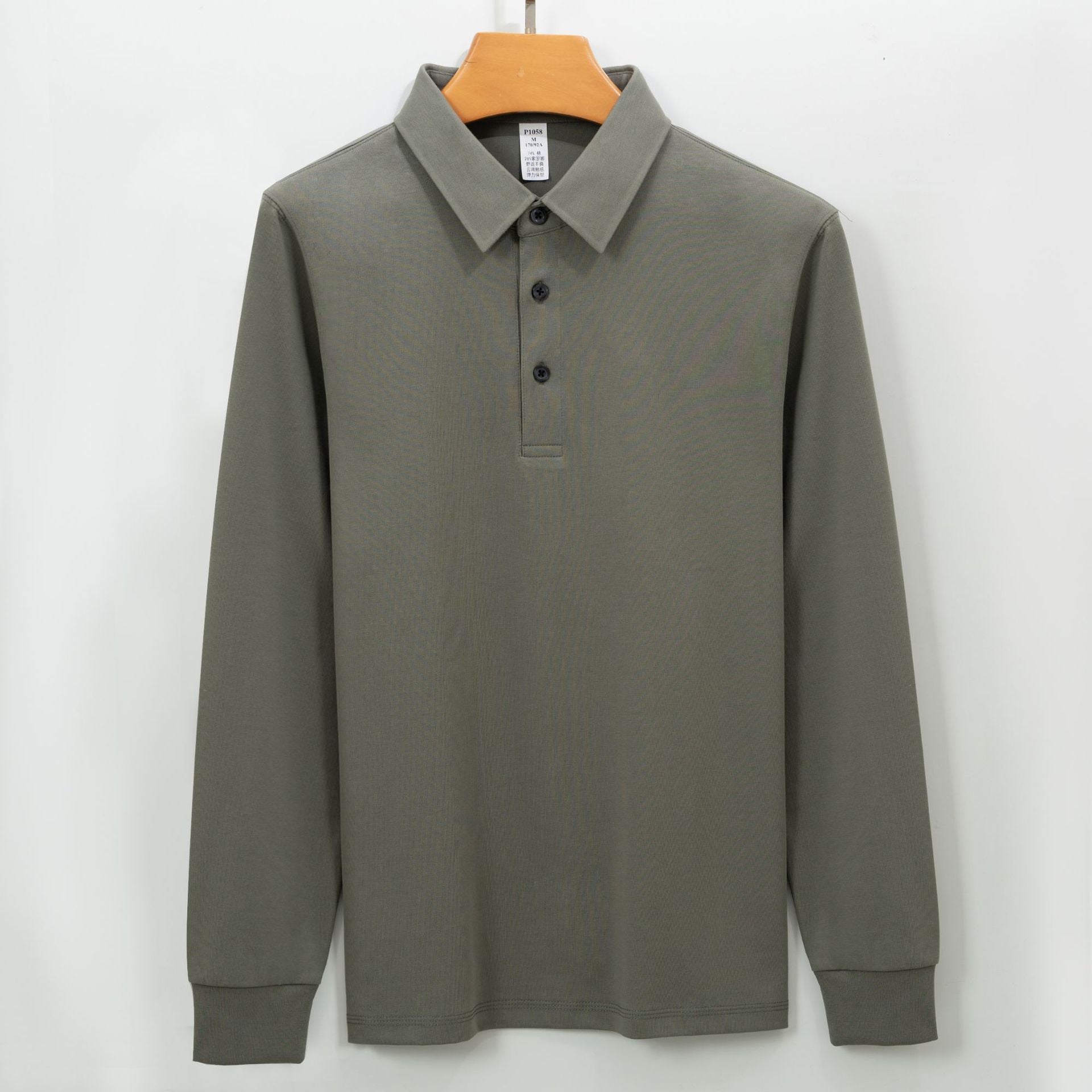Premium Solona Cotton Long-Sleeve Polo