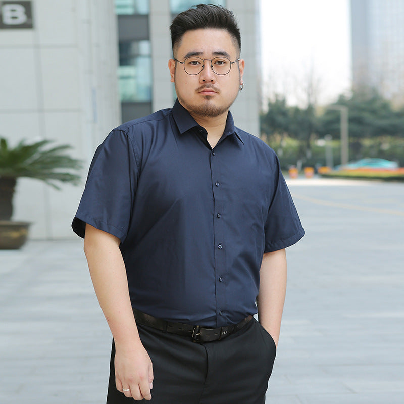 Men's Shirt Plus Size Men's Short Sleeve Shirt