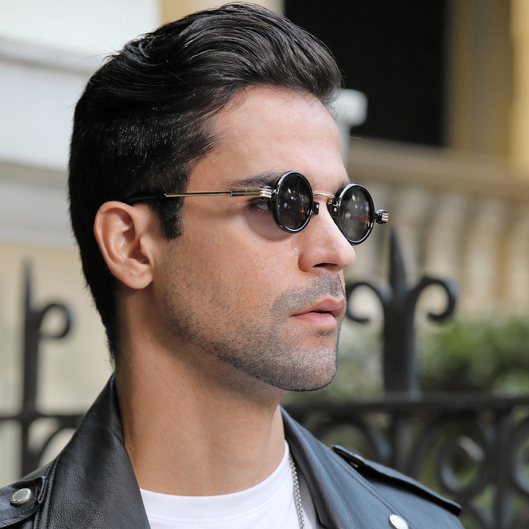 Retro Steampunk Round Sunglasses