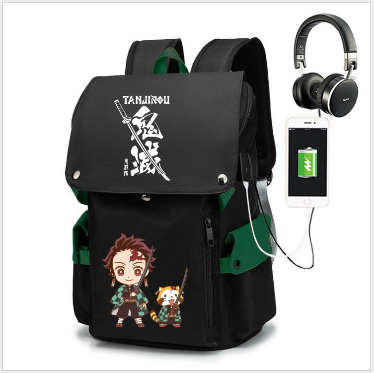 Anime-Themed School Backpack