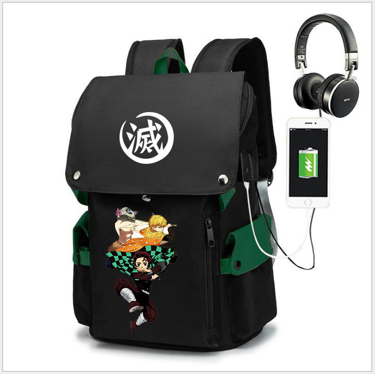 Anime-Themed School Backpack
