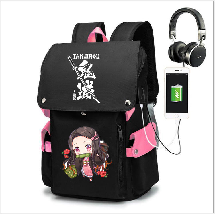 Anime-Themed School Backpack