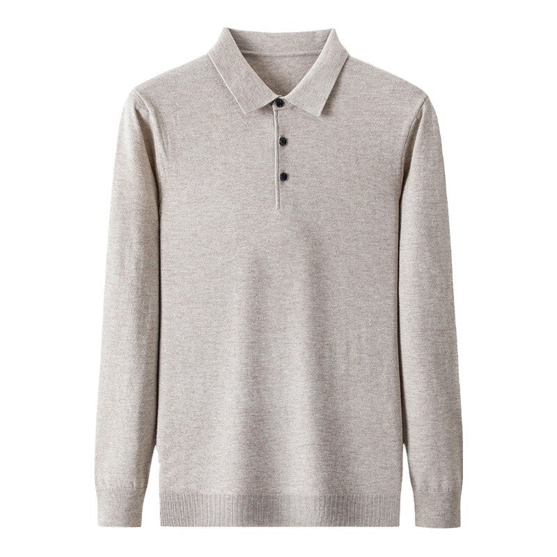 Classic Knit Polo Sweater