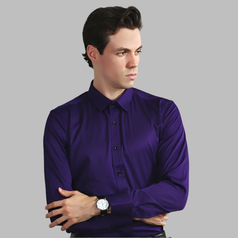 Solid Color Business Professional Long Sleeve