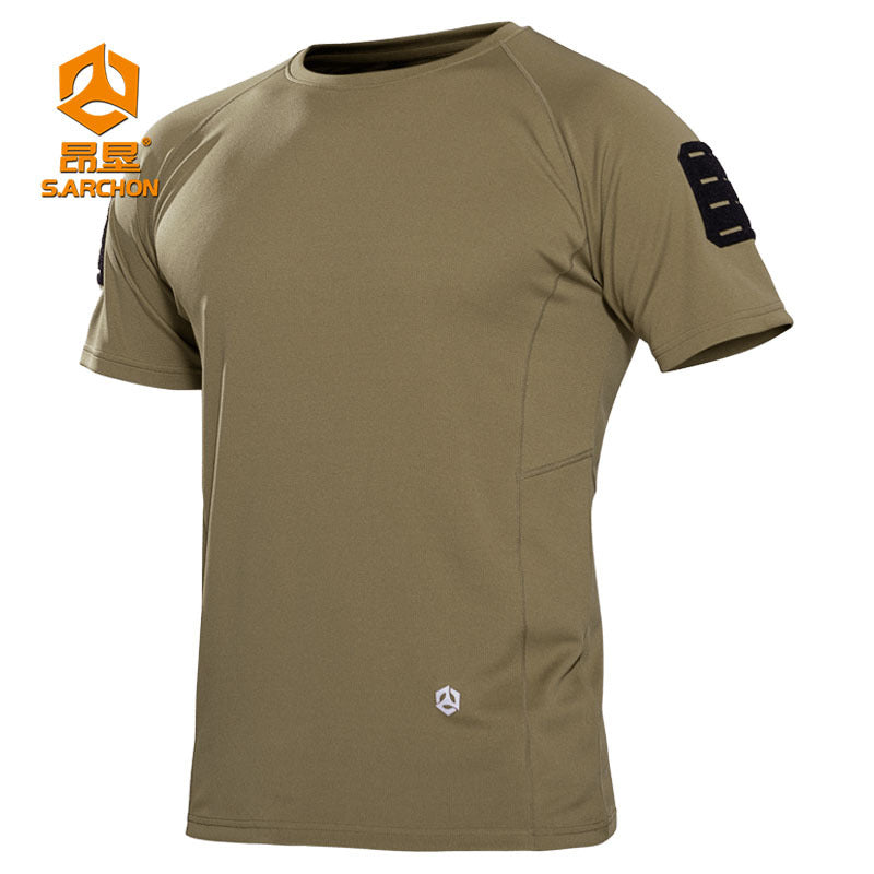 Enken men's quick-dry ice silk, mosquito repellent tee, for running.