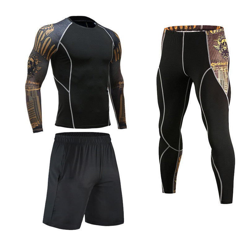 Men's Tights Long Sleeve Fitness  Wear