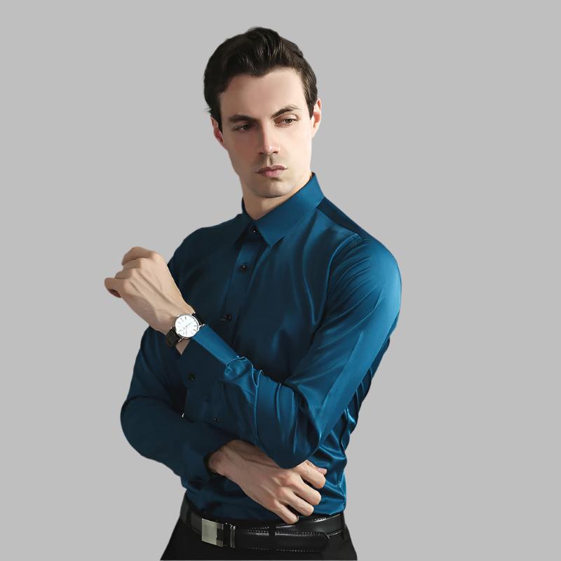 Solid Color Business Professional Long Sleeve