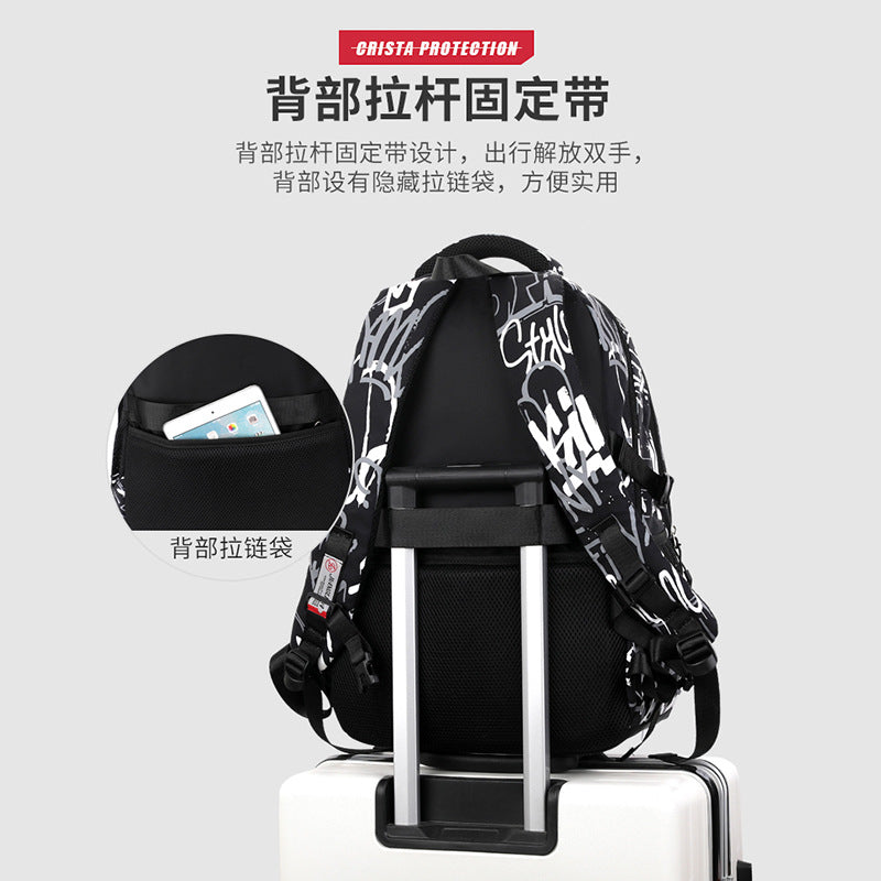 New Nylon Men's Casual Backpack for Students