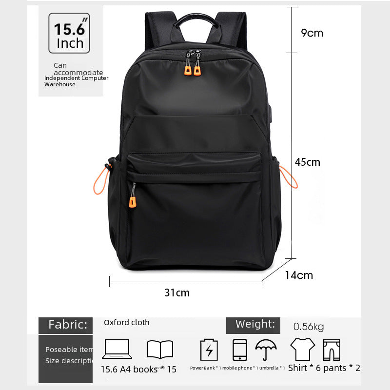 Men's Casual Large-Capacity Multi-Functional Computer Bag Backpack