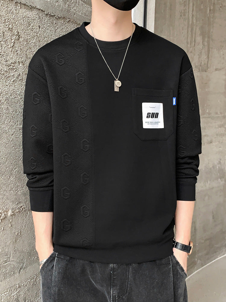 Trendy Round Neck Sweatshirt