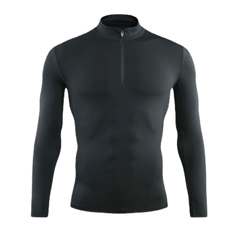 Long Sleeve half Zipper Men's Sport Clothing