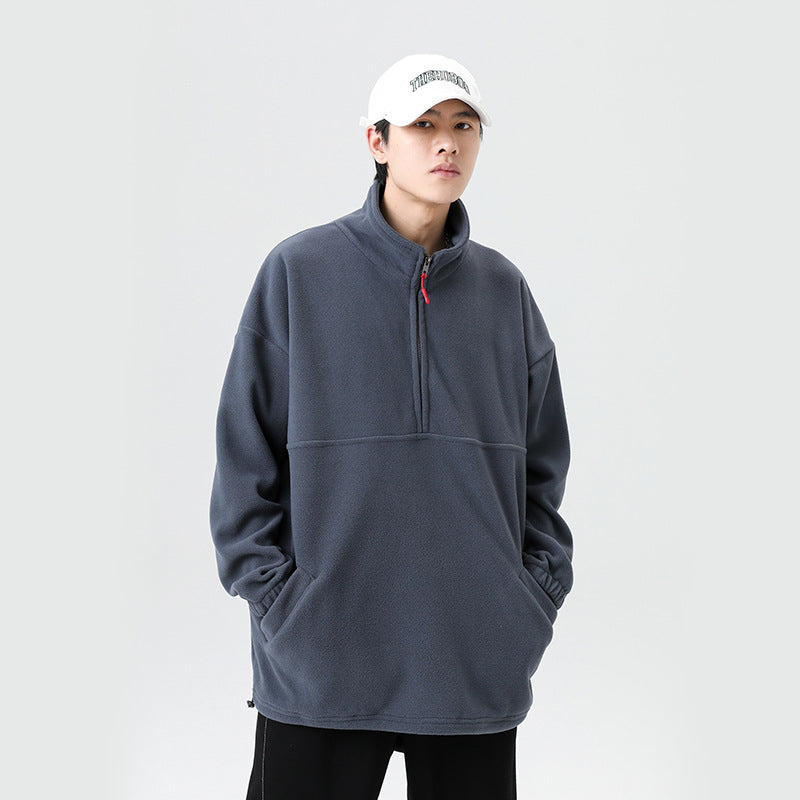 Fleece Pullover Sweatshirt