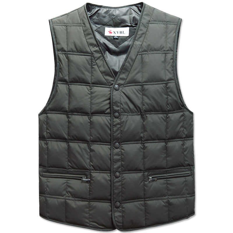 Men's Middle-Aged Down Vest