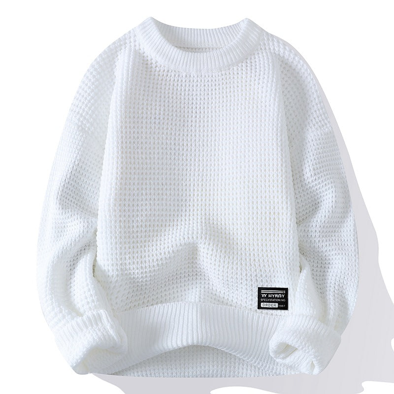 Retro Thick Knit Pullover Sweater