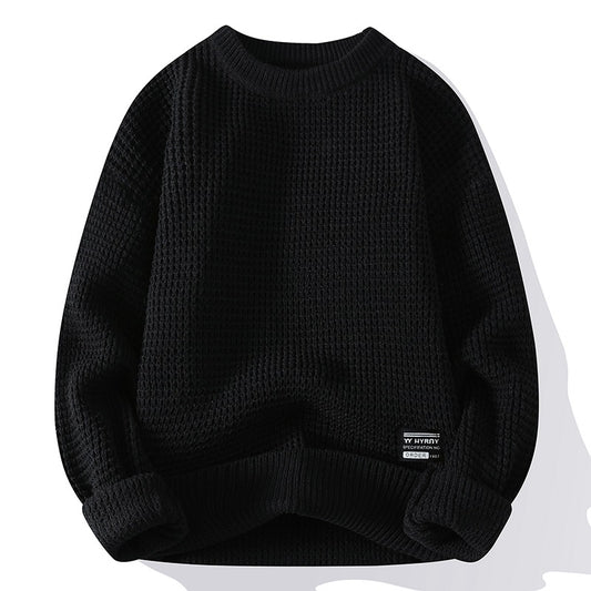 Retro Thick Knit Pullover Sweater