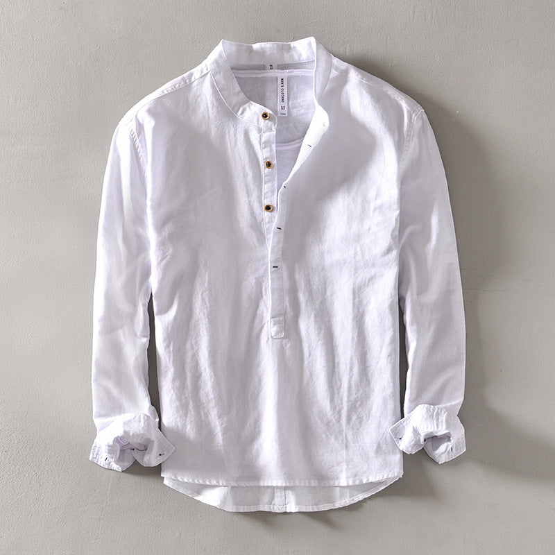 Casual Mandarin Collar Shirt Collection