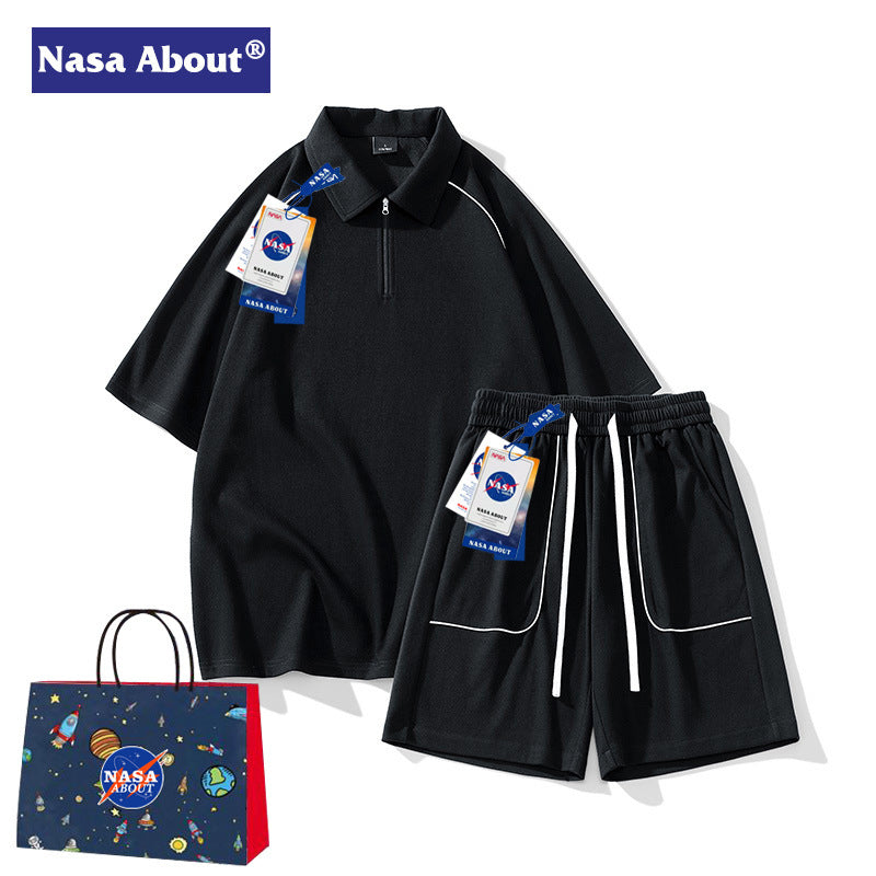 NASA Men's Summer Tracksuit 2024 - Casual Fashion Two-Piece Set