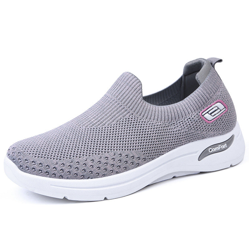 Women's breathable soft-sole sneakers, shock-absorbing, casual, ideal for spring and autumn