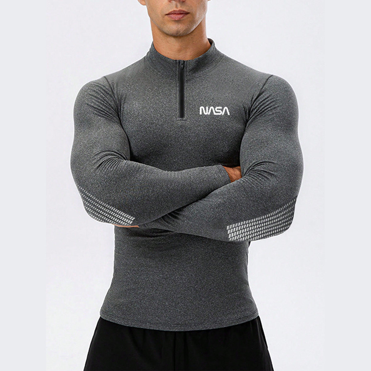 Men's High Elastic Running Fitness Jacket