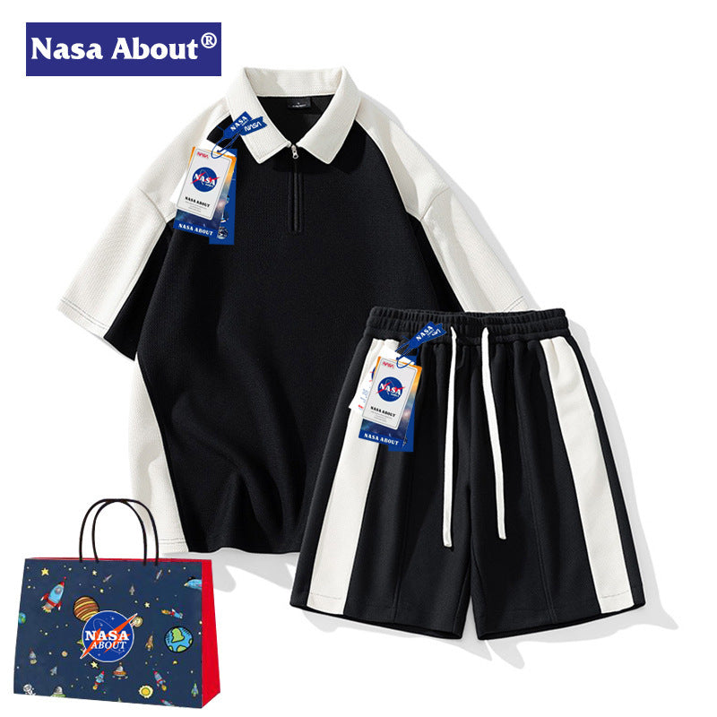 NASA Men's Summer Tracksuit 2024 - Casual Fashion Two-Piece Set