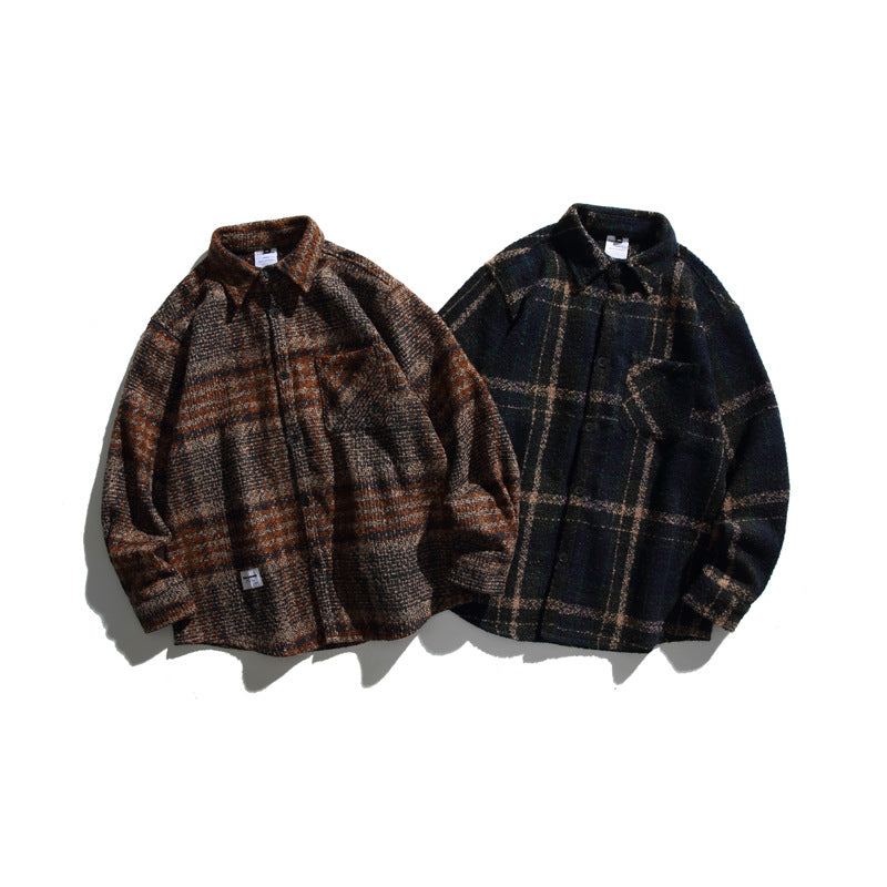 Rustic Plaid Overshirt