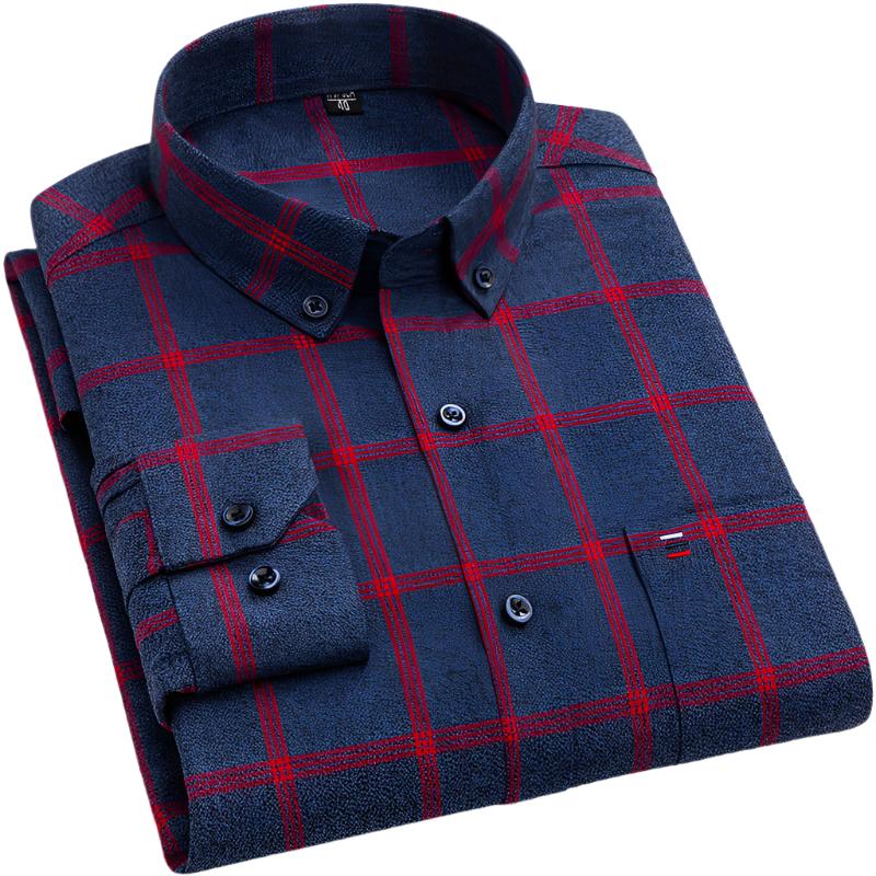 Japanese Retro Casual Cotton Plaid Shirt