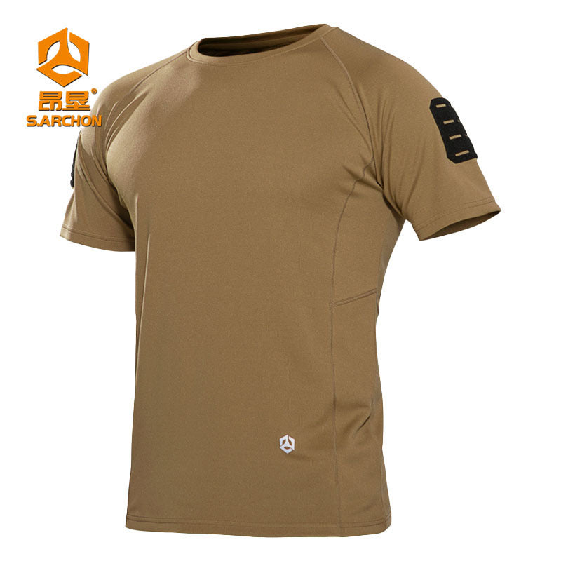 Enken men's quick-dry ice silk, mosquito repellent tee, for running.