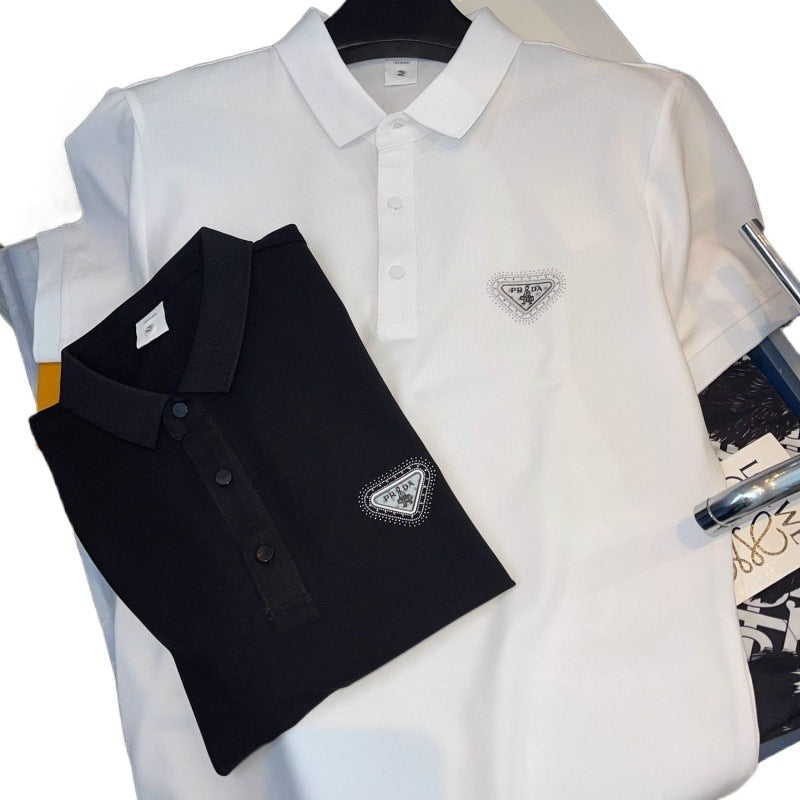 High-End European Men's Polo Shirt