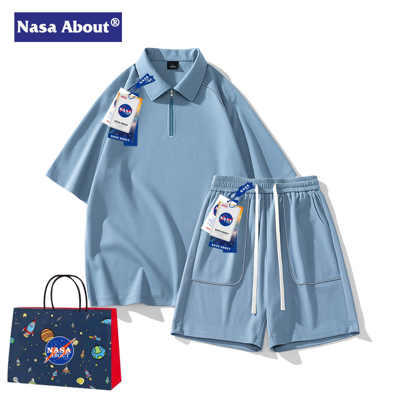 NASA Men's Summer Tracksuit 2024 - Casual Fashion Two-Piece Set