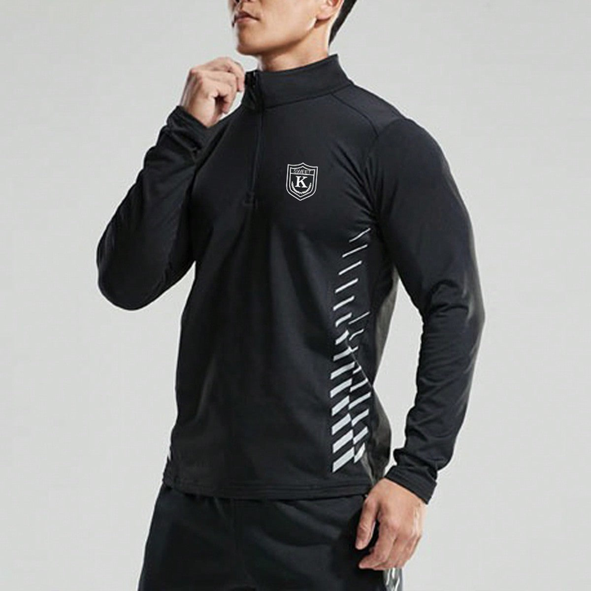 Men's High Elastic Running Fitness Jacket