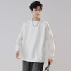 White solid color sweatshirt