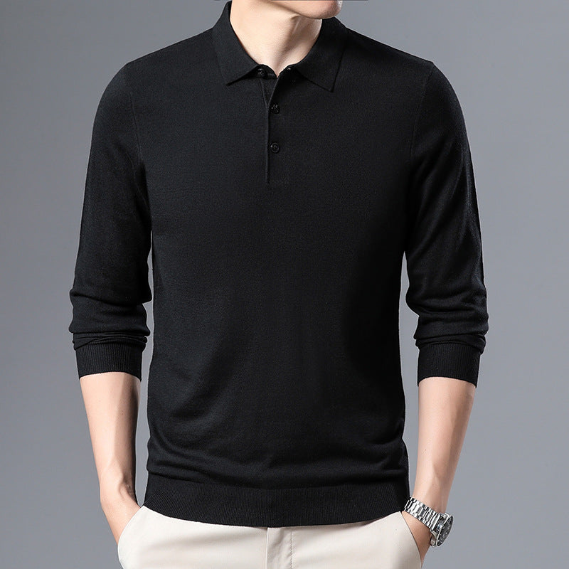 Classic Knit Polo Sweater