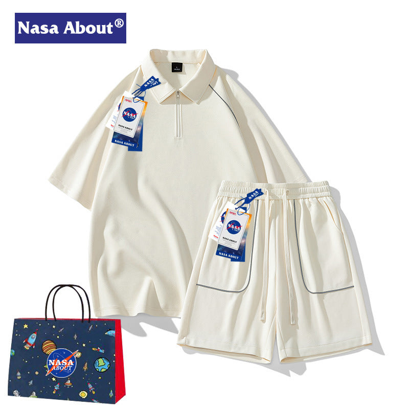 NASA Men's Summer Tracksuit 2024 - Casual Fashion Two-Piece Set