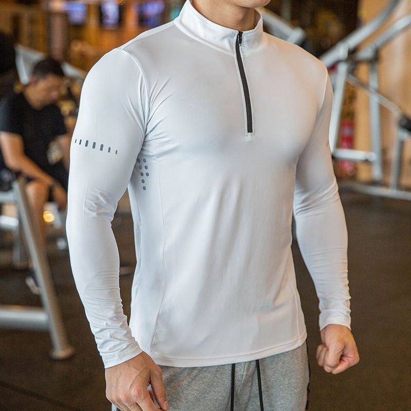 Long Sleeve half Zipper Men's Sport Clothing