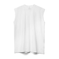 Men's loose sleeveless vest, wide-shoulder, solid color, for sports