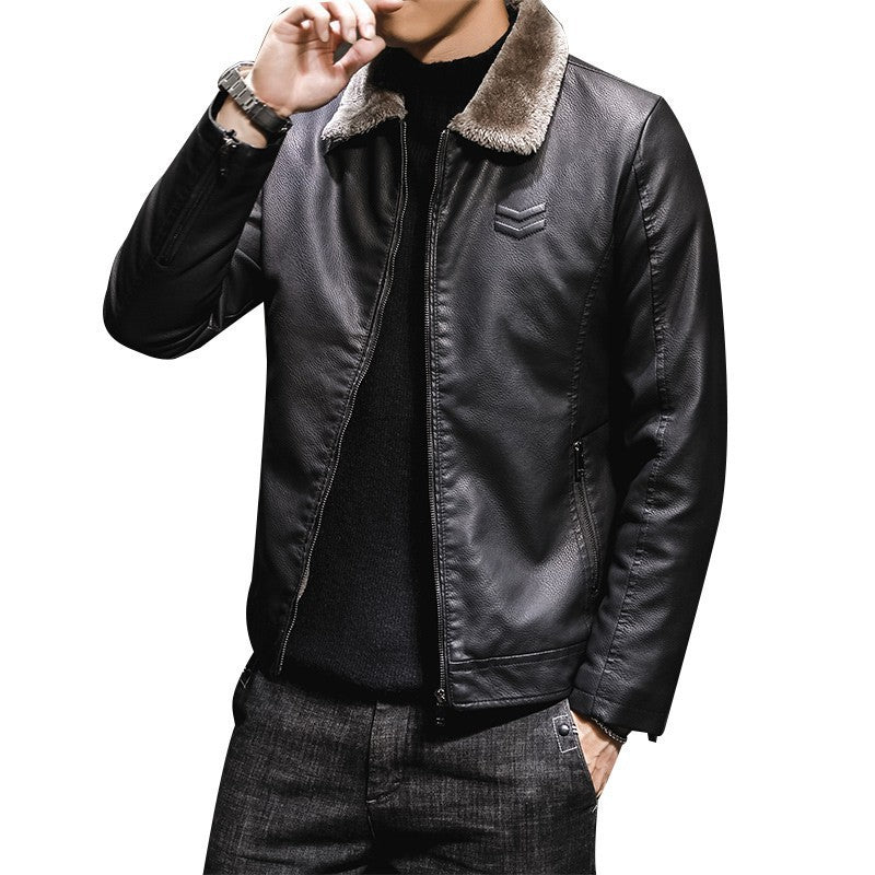 Velvet Lined Leather Jacket