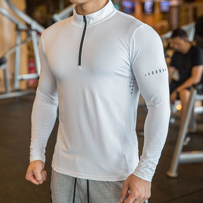 Long Sleeve half Zipper Men's Sport Clothing