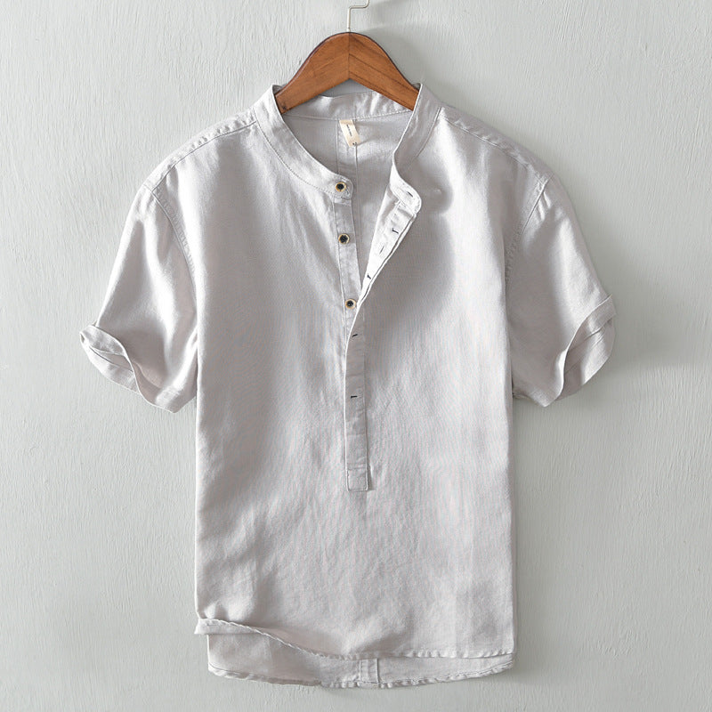 Casual Mandarin Collar Shirt Collection