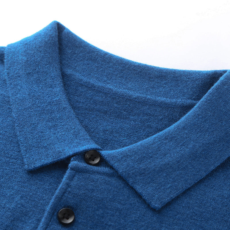 Classic Knit Polo Sweater