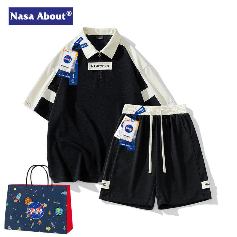 NASA Men's Summer Tracksuit 2024 - Casual Fashion Two-Piece Set
