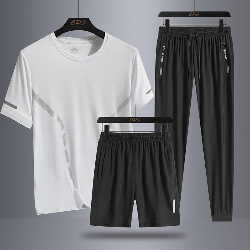 Men's Quick-Drying Three-Piece Tracksuit